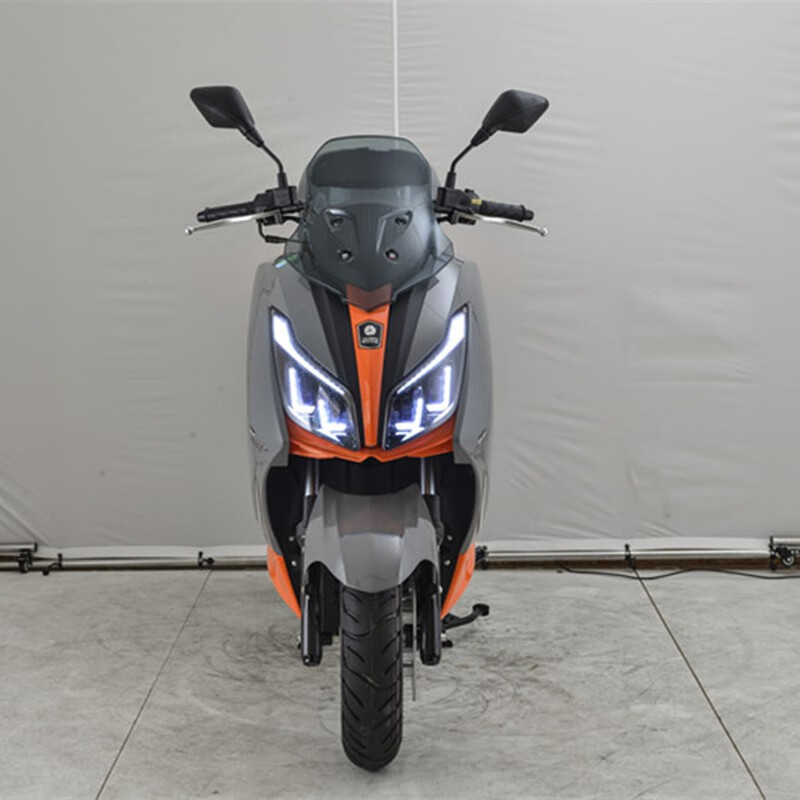 宏图踏板摩托车国4全新燃油整车鸿图狮吼150cc大型跑车电喷可上牌 三