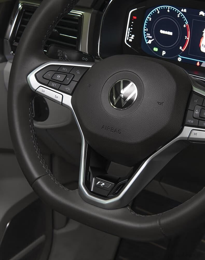 适用于大众威然方向盘r标途昂途锐探影探岳x揽境车内装饰改装用品升级