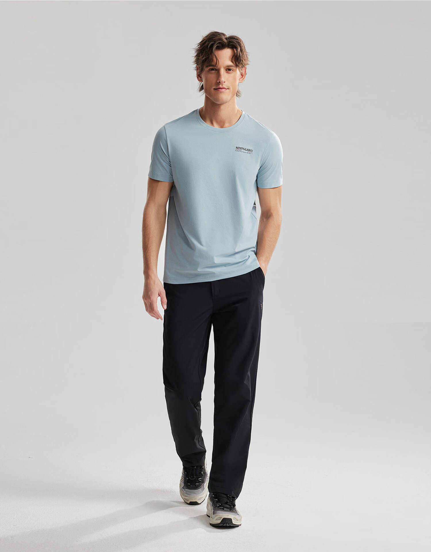 NORTHLAND Men's Crew Neck Short Sleeve T-Shirt 2026 New Outdoor Sun Protection Antibacterial Quick-Dry 21