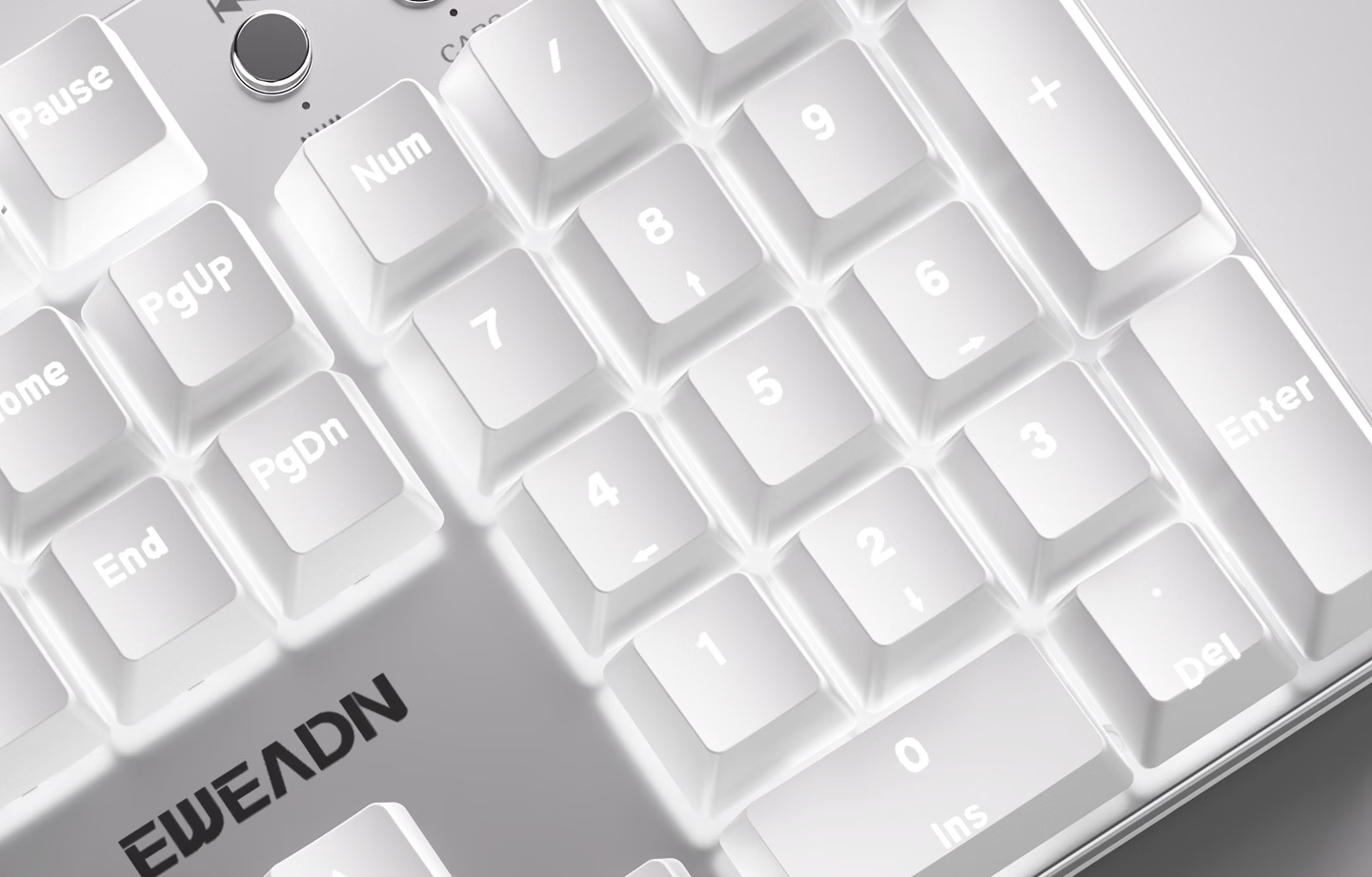 EWEADN TK100 Wireless Mechanical Keyboard and Mouse Set Bluetooth Tri-mode Wired Desktop Laptop Gaming 104-Key Office High-Value 7