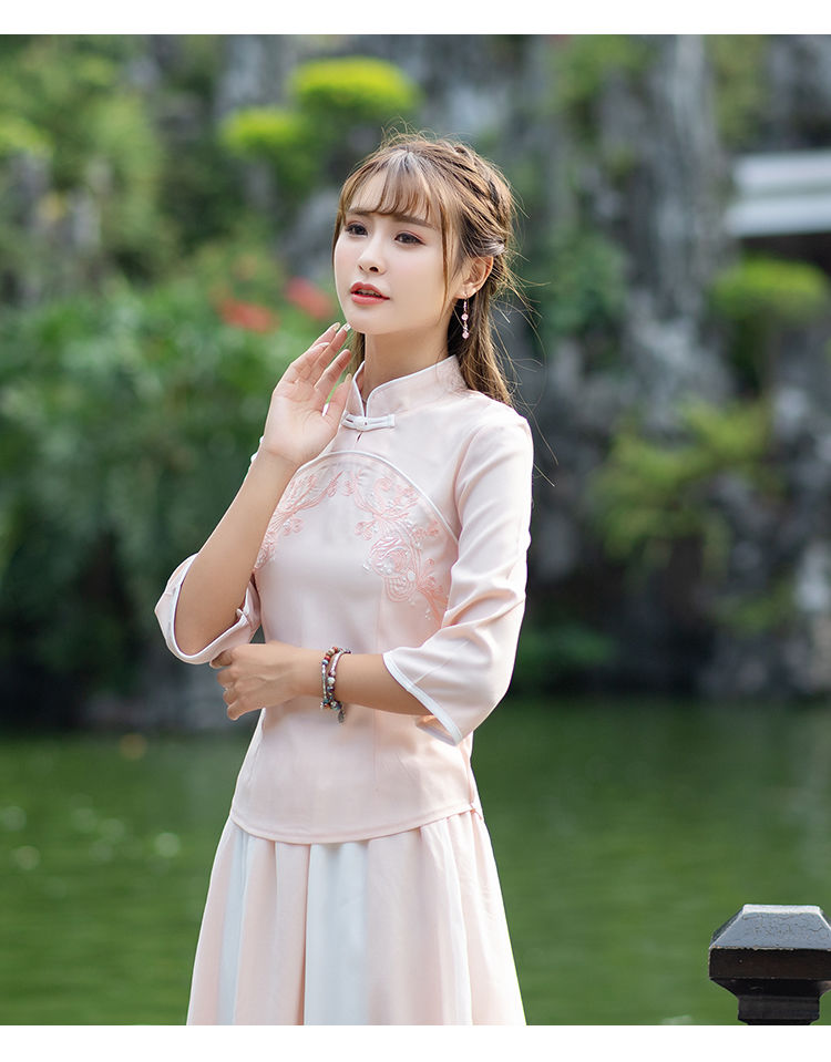 民国风女装套装复古唐装改良旗袍连衣裙汉服女学生日常古装中国风