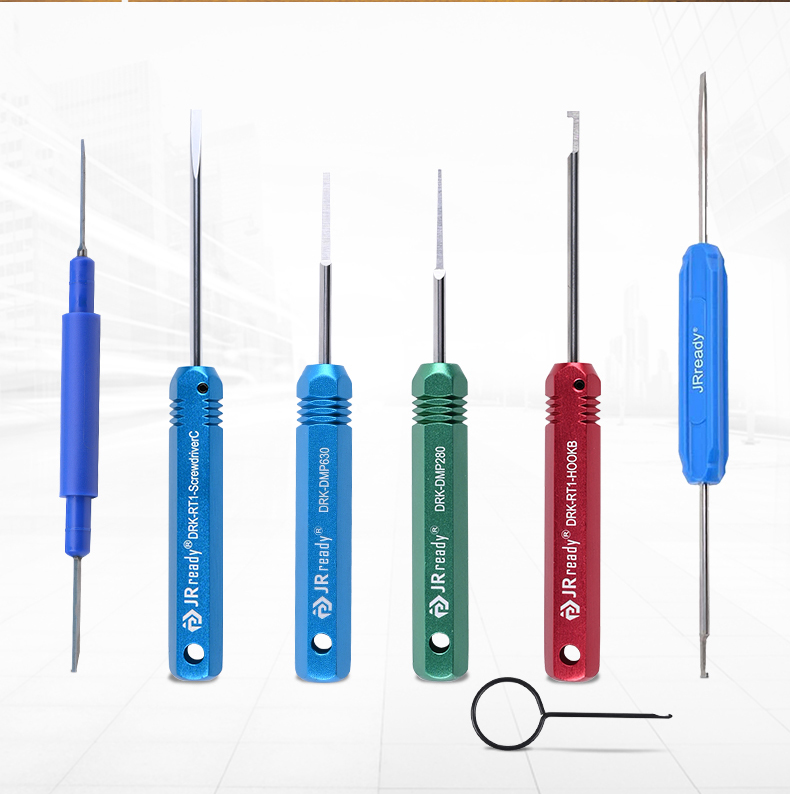 amp德尔福汽车线束退针器套装dt德驰连接器端子取针器拆卸工具 【套装