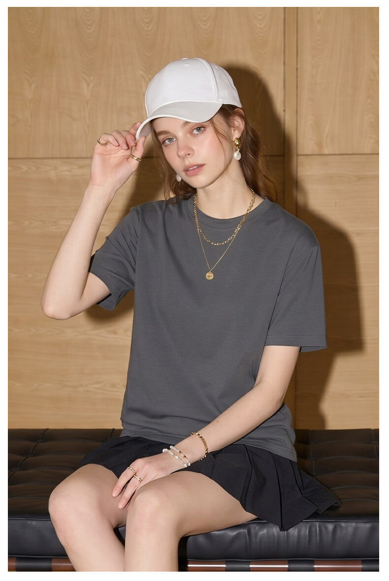 TonLion Women's Pure Cotton Short Sleeve Summer Casual Loose T-Shirt Cute Cartoon Design Moisture-Wicking Breathable Top 21