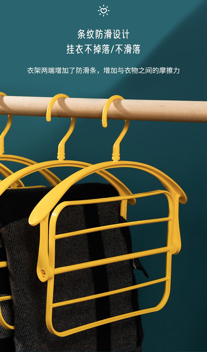 便携晒枕头神器 晾鞋架阳台家用简易可旋转挂钩晒衣架多功能折叠挂鞋