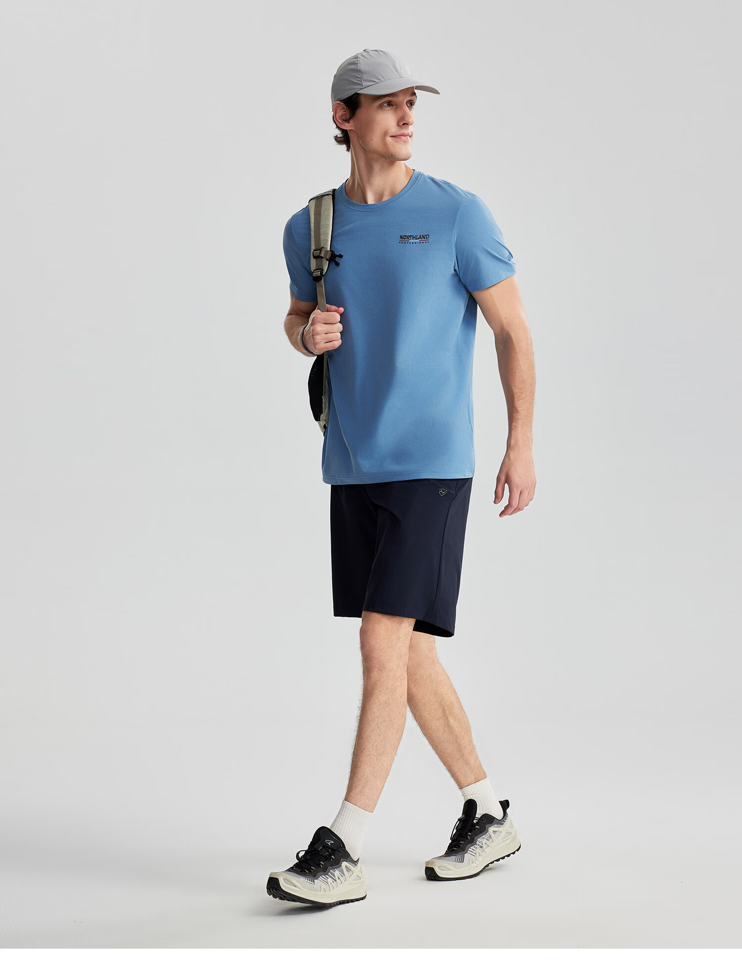 NORTHLAND Men's Crew Neck Short Sleeve T-Shirt 2026 New Outdoor Sun Protection Antibacterial Quick-Dry 30