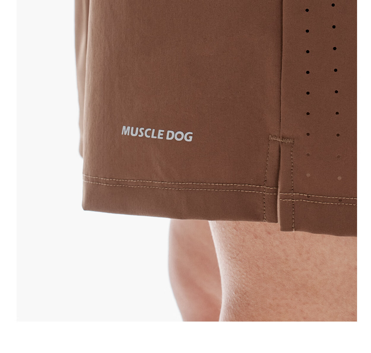 MUSCLE DOG Small Whale Cooling Sports Shorts for Men 2026 New High Elastic Breathable Running Fitness Shorts 11