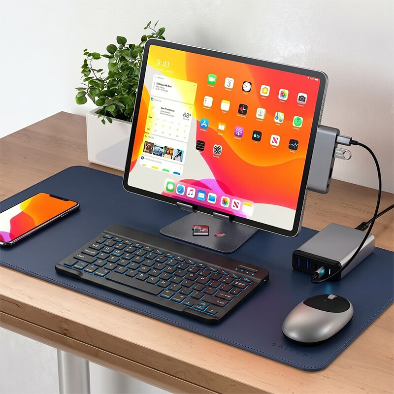 Dere 12.4-inch Tablet Bluetooth Keyboard 1