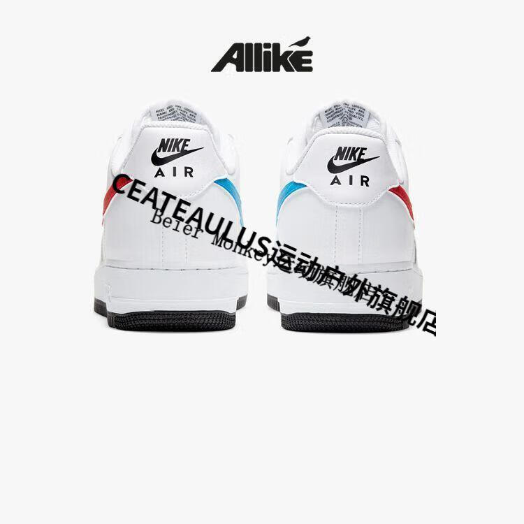 【自营官方旗舰店】air fo rce 1 af1红蓝鸳鸯阴阳双钩空军一号板鞋