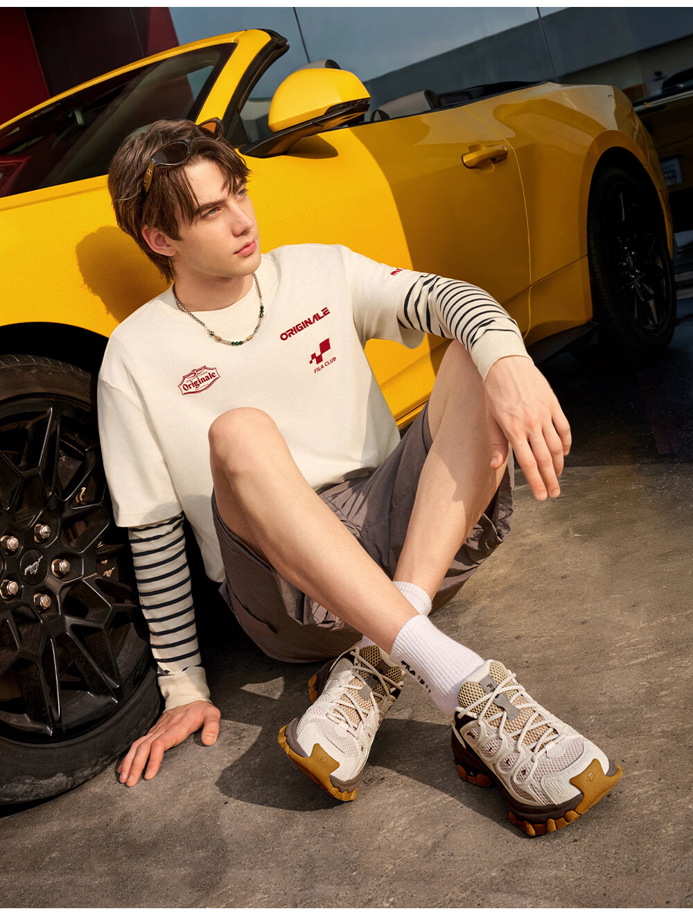 FILA Official Men's Shoes TRUFFLE 2 Dad Shoes, 2026 Autumn New Style Mushroom Shoes 2nd Generation Casual Shoes 12