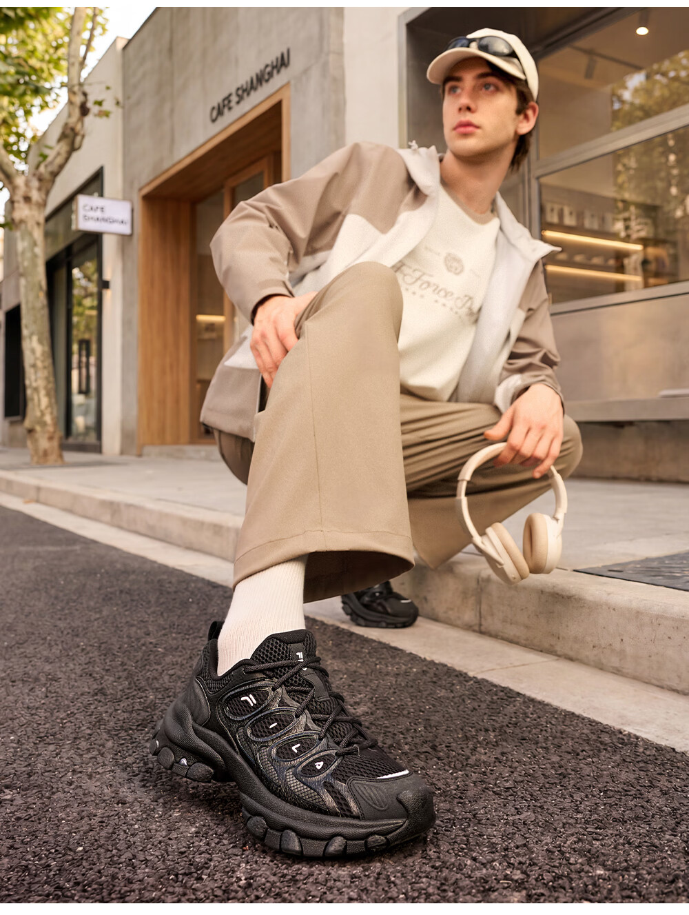 FILA Official Men's Shoes TRUFFLE 2 Dad Shoes, 2026 Autumn New Style Mushroom Shoes 2nd Generation Casual Shoes 4