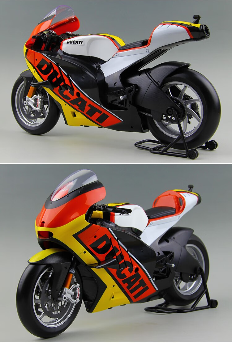 杜卡迪机车模型1:6 摩托车模型gp赛事仿真合金机车模型收藏摆件
