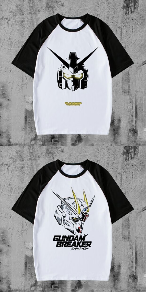 澳芒aomang机动战士高达周边t恤短袖中大童学生男女日系联名流行儿童