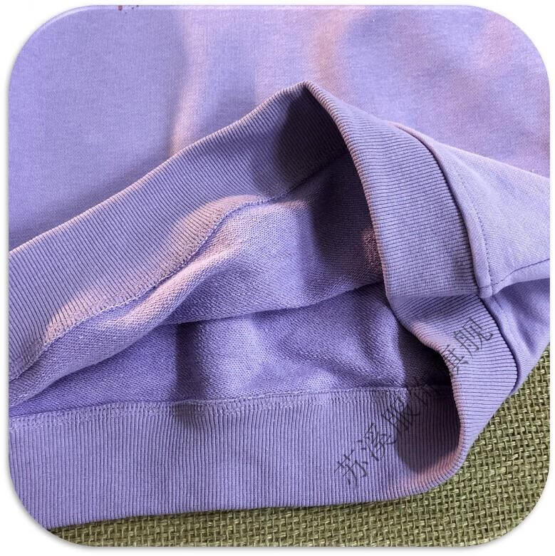 【2022秋冬新款】熊掌的秘密 香芋紫的碎碎念罗圈棉潮牌美式凸印2022