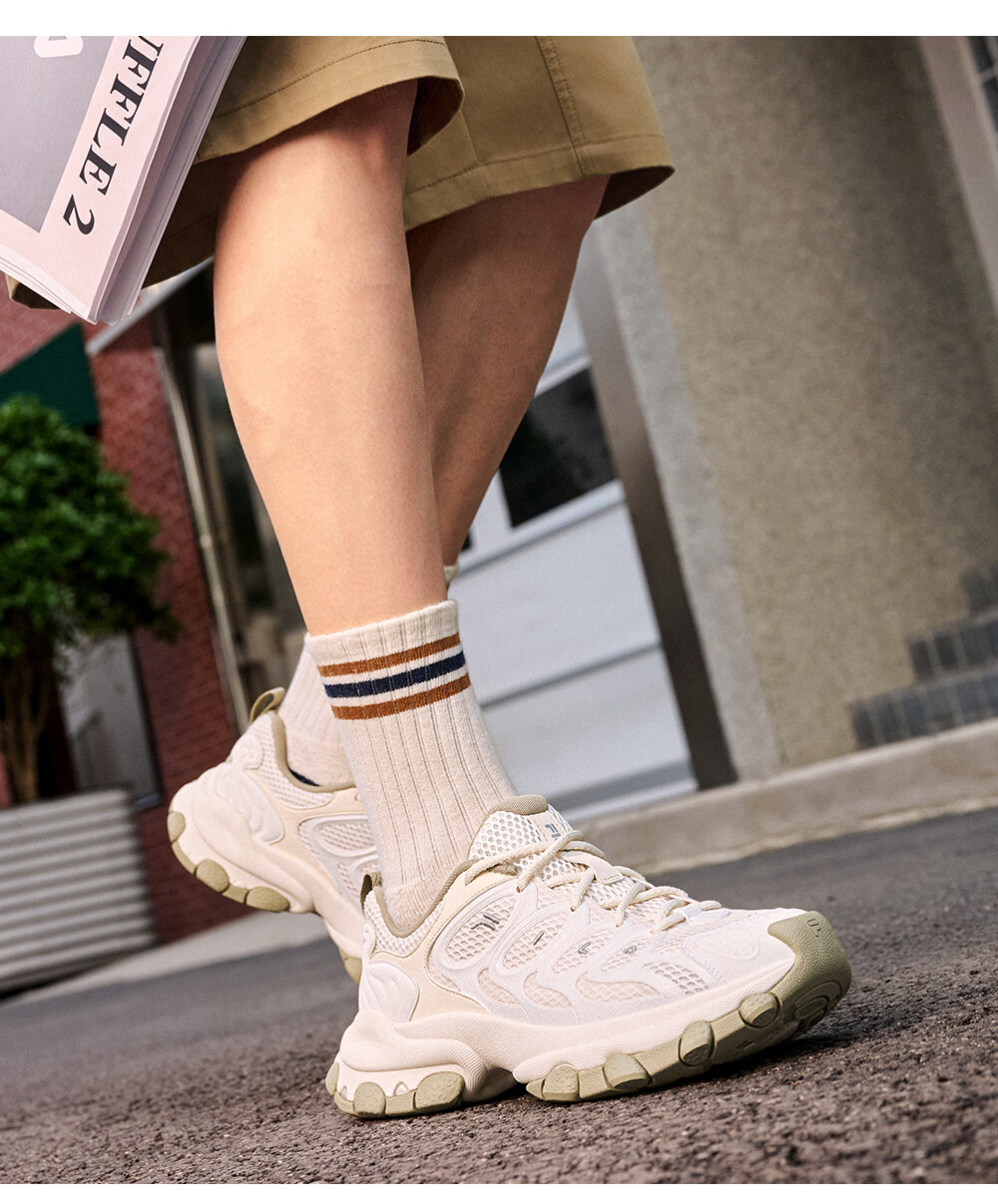 FILA Official Men's Shoes TRUFFLE 2 Dad Shoes, 2026 Autumn New Style Mushroom Shoes 2nd Generation Casual Shoes 6