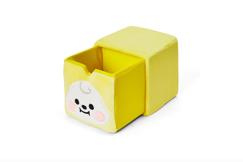 bt21玩偶桌面收纳盒动漫卡通周边可抽拉储物小方盒linefriendscooky