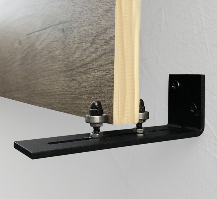 美式谷仓门吊滑门木门金属地暖墙装止摆器移门定位器导向轮地导轨 款