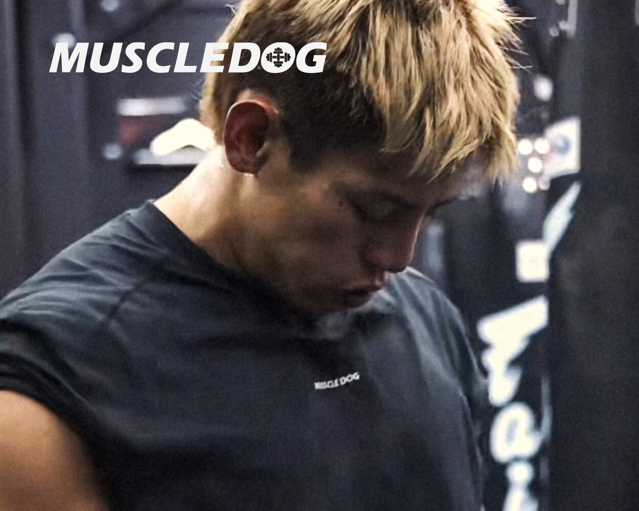 MUSCLE DOG Muscle Dog [Body Sensation Boost T-Shirt] 2026 New Quick-Dry Antibacterial Short Sleeve T-Shirt for Men Sports Training Fitness Top 1
