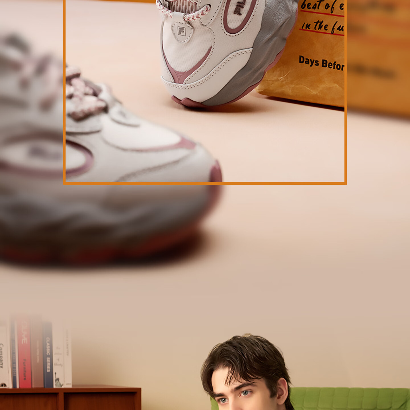 FILA Fila Sonta Shoes [Sun Qiantong Edition] Women's Dad Sneakers 2026 Autumn Casual Sports Shoes 6