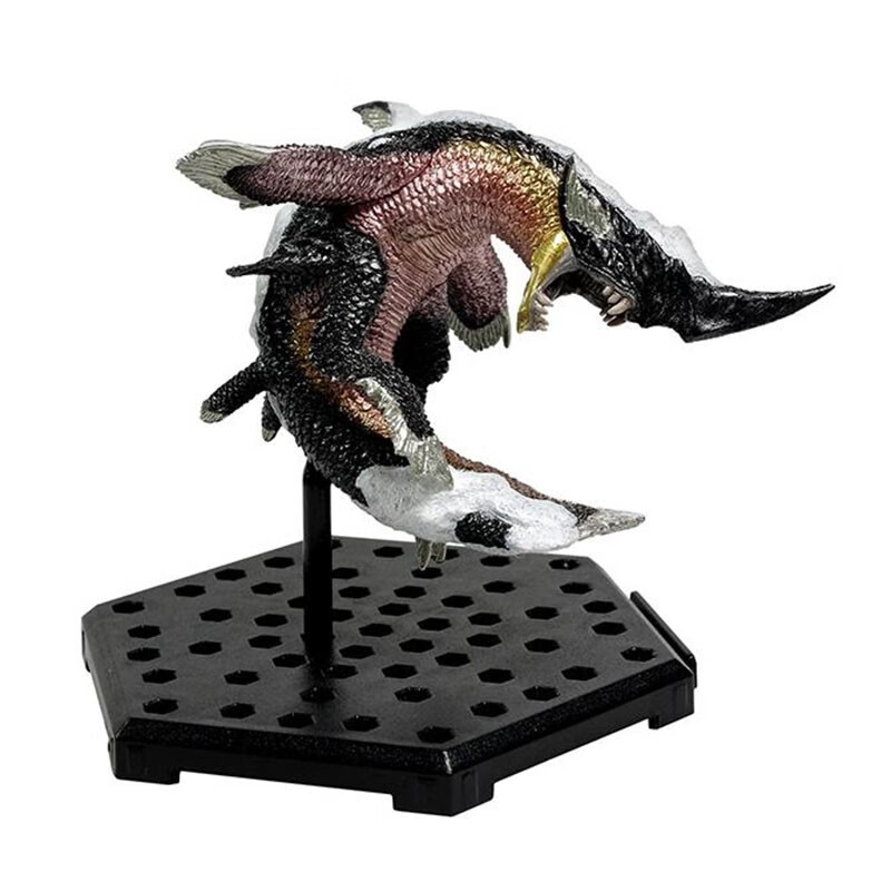 怪物猎人 q版手办世界冰原崛起曙光盒蛋灭尽冥灯泡狐龙雄火怨虎 火龙