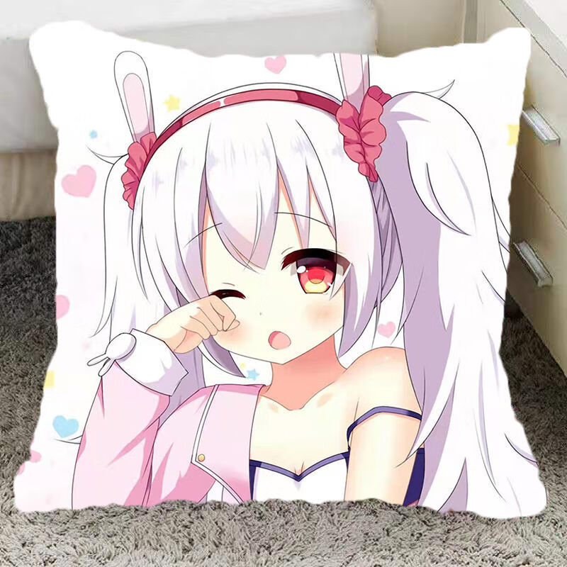 碧蓝航线抱枕 舰娘拉菲动漫周边二次元枕套男女生日礼物靠垫 12 35x35