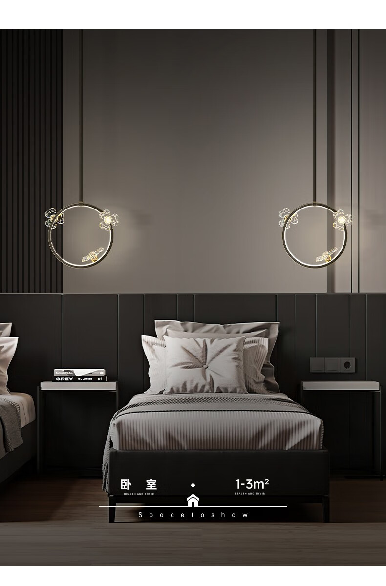 凯萨罗灯 全铜客厅小吊灯吧台创意轻奢北欧客厅设计师推荐现代卧室