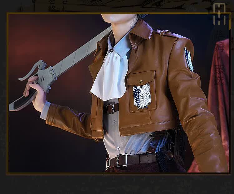 喵屋小铺进击的巨人cos服调查兵团艾伦利威尔三笠韩吉cosplay服装