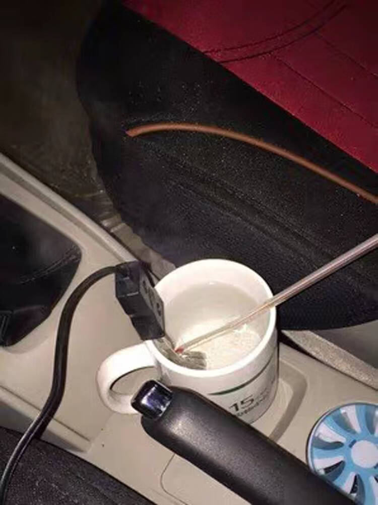 适用于车载烧水壶12v汽车用烧开水电热加热水杯24伏大货车上保温热水