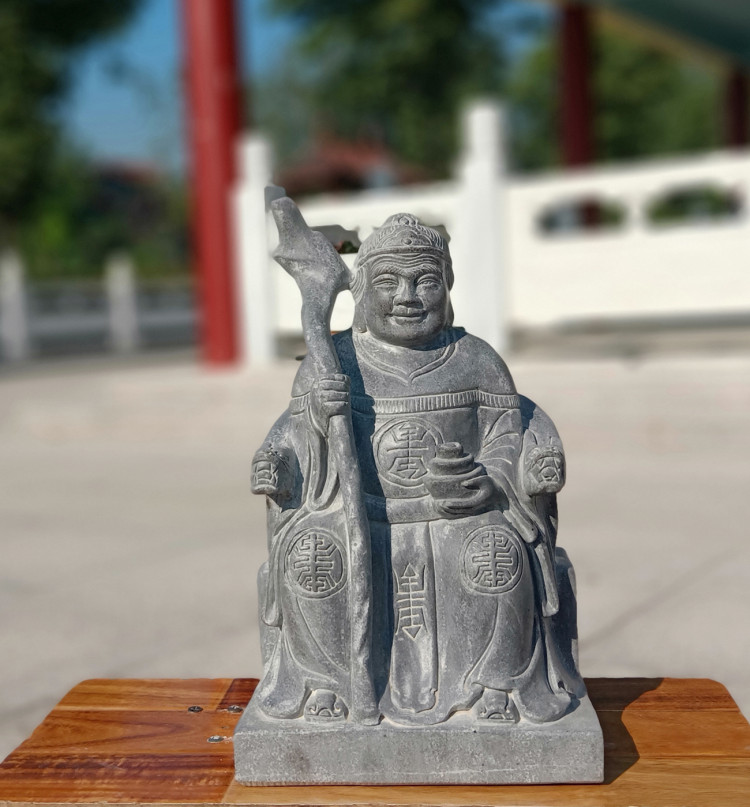 石雕土地公 土地公公婆婆石像佛像神像定做人物正神观音石雕石头雕像