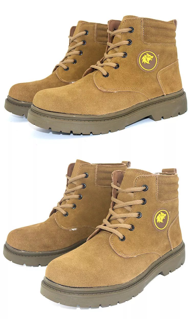 特战鞋防寒鞋特厚雪地靴男劳保鞋牛皮棉鞋男鞋子男冬季保暖棉靴子防寒