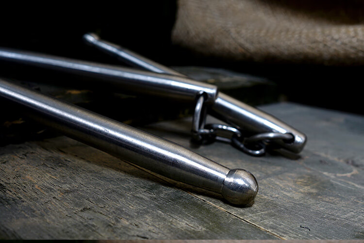 不锈钢袖鞭数控加工圆头三节鞭实战三节棍单袖鞭