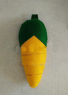 幼儿园仿真蔬菜水果套装 不织布手工diy幼儿园作业过家家仿真蔬菜水果