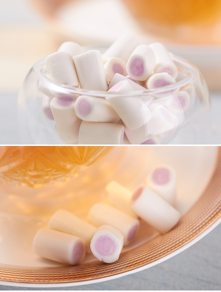 橙伯乐 舒心大香芋 香芋味奶糖压片糖果香芋夹心奶糖儿童零食20板/盒