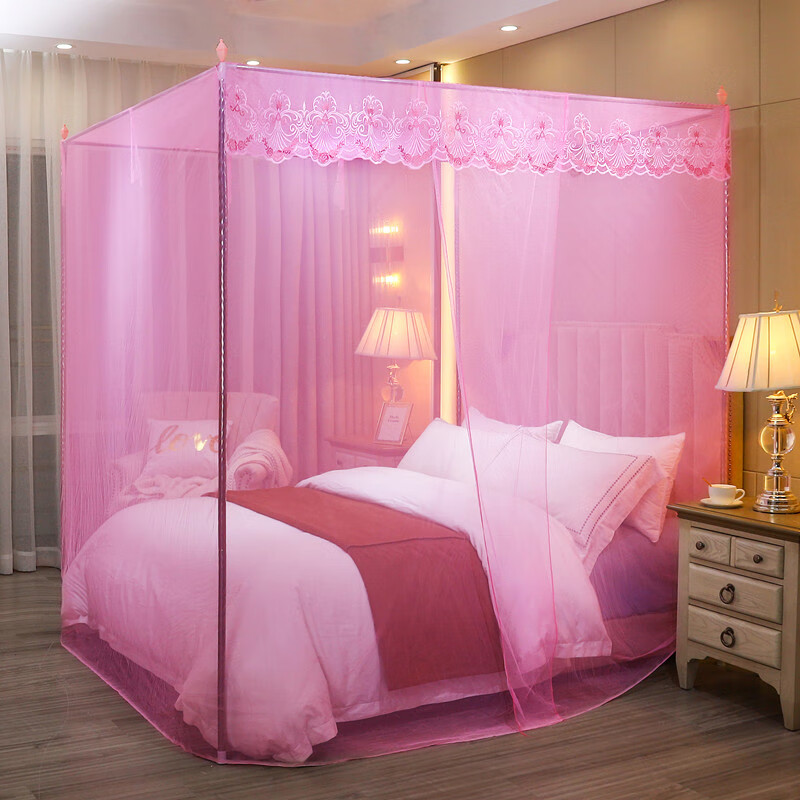 家用蚊帐老式蚊帐传统蚊帐夏天单开门加密加厚防蚊单人宿舍防蚊子账