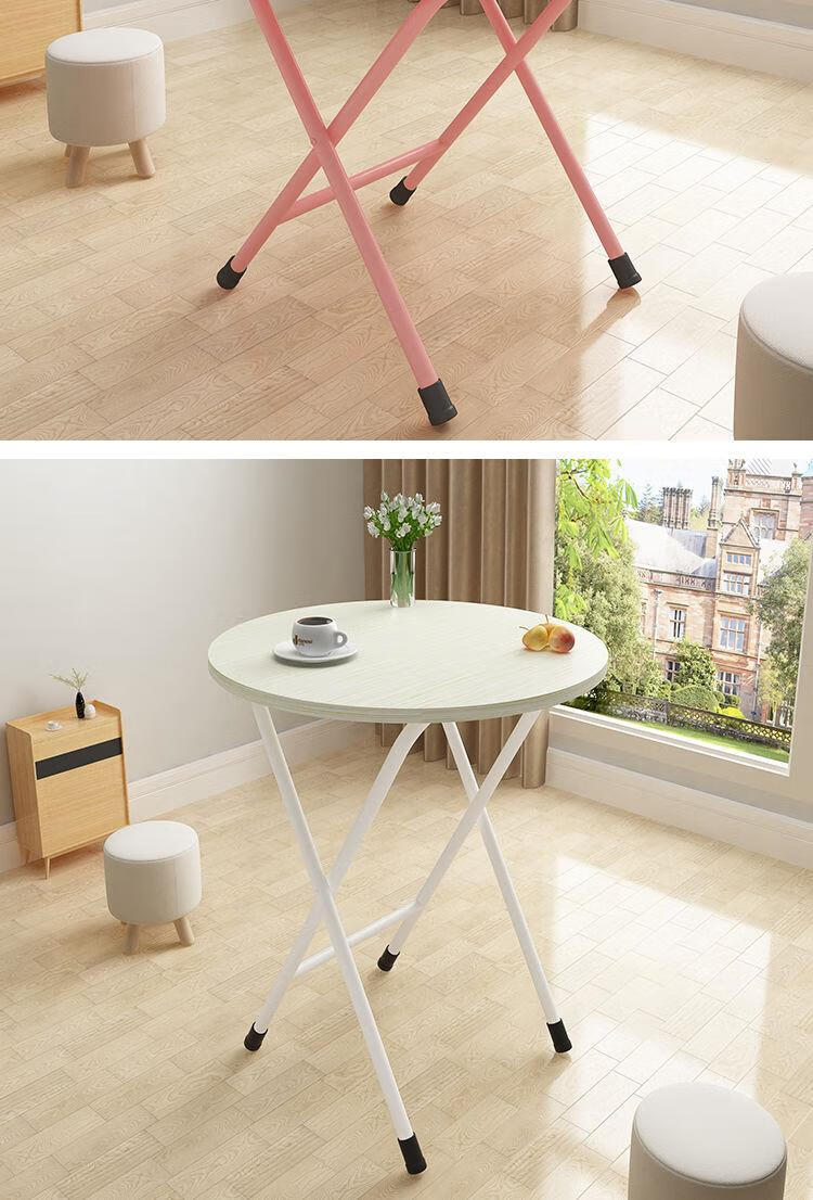 靠边站桌子 四角桌子折叠靠边站歺餐桌桌面方形老式小木桌子木头家用