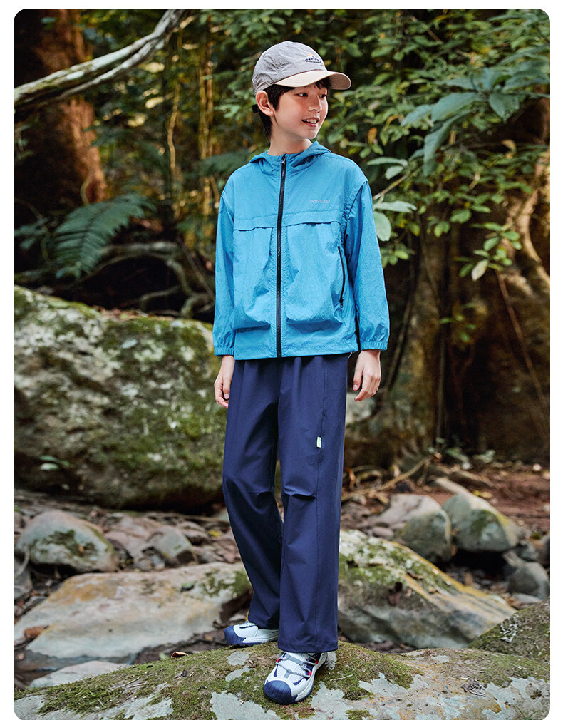TOREAD [Xingye] Children's Pants Boys Girls Big Kids Autumn Winter Casual Trendy Sports Cargo Pants Cang Green 120 16