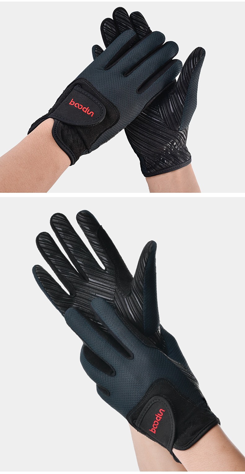 bw博顿骑马手套 耐磨防滑马术手套 专业赛马手套 全指马术手套马球