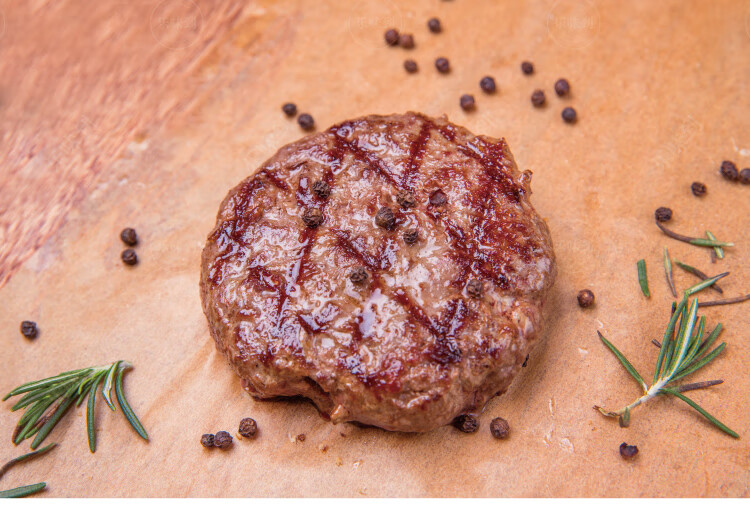 源自智利纯种和牛 汉堡肉饼 牛肉饼150g*3 西餐食材早餐汉堡 纯肉