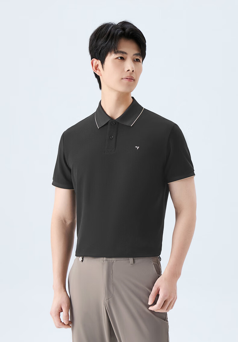 SEVEN Cool-Touch Non-Shrinking Collar Men's Summer Breathable Short-Sleeve POLO Shirt Business Casual Top 2XL 18