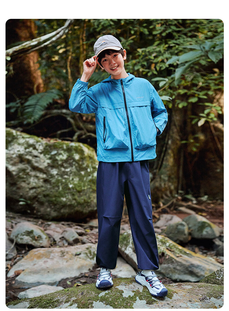 TOREAD [Xingye] Children's Pants Boys Girls Big Kids Autumn Winter Casual Trendy Sports Cargo Pants Cang Green 120 15