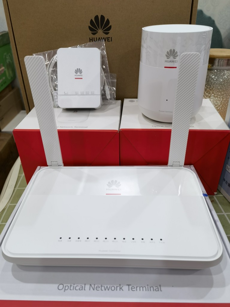 662d全光组网wifi6万兆光猫尼纳斯 1主2子机 分光器 帮配置上网【图片
