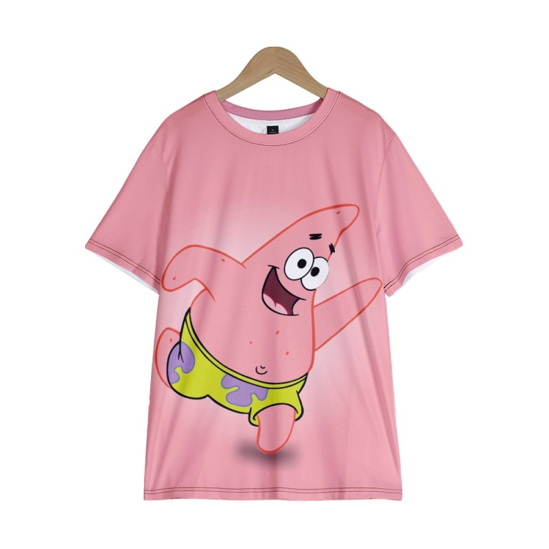 冉莱nasa联名派大星动漫周边短袖短裤睡衣男女情侣日系卡通休闲家居服