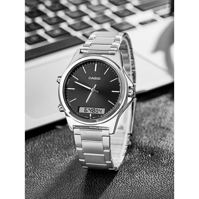 casio卡西欧 海外代购手表男休闲防水简约石英男表mtp-vc01d-3e 海外
