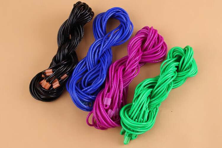 无柄跳绳 儿童幼儿园塑料跳绳跳绳无手柄小学生中学生8字达标专用学生