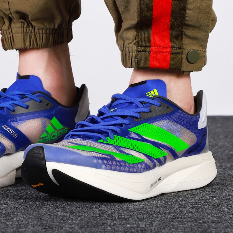 0碳板北京马拉松限定跑鞋gx0633 gx6251 黑绿 43【图片 价格 品牌