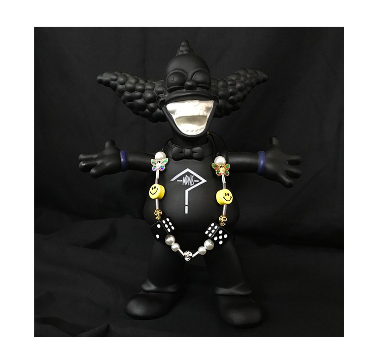 项链男潮牌evae笑脸项链骷髅蝴蝶骰子嘻哈吊坠明星同款男女霸气项链