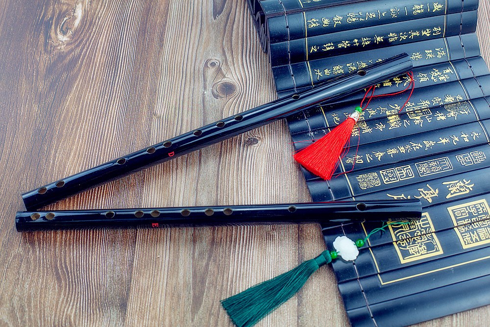 迷你小笛子素笛一节短笛儿童初学入门笛子学生男性女性竹笛 黑色f