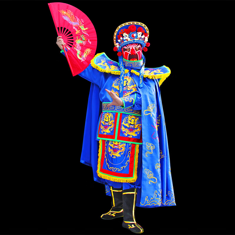 川剧变脸服装全套川剧变脸服装全套道具金丝线刺绣变脸服装全套送教学