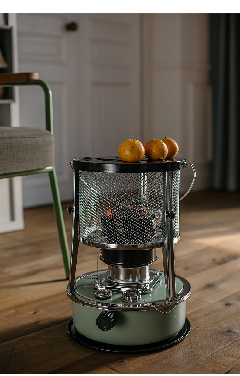 煤油炉取暖器 家用户外便携野营露营煮饭烧烤炊具 红色【图片 价格