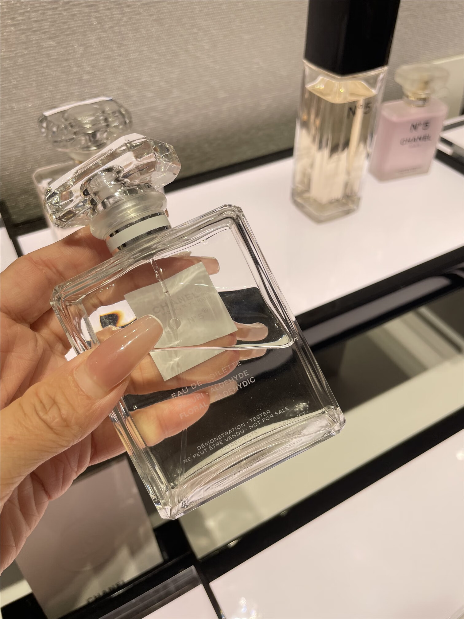 chanel香奈儿香水五号之水女士n5号淡香清新浓香持久50/100ml 送老婆
