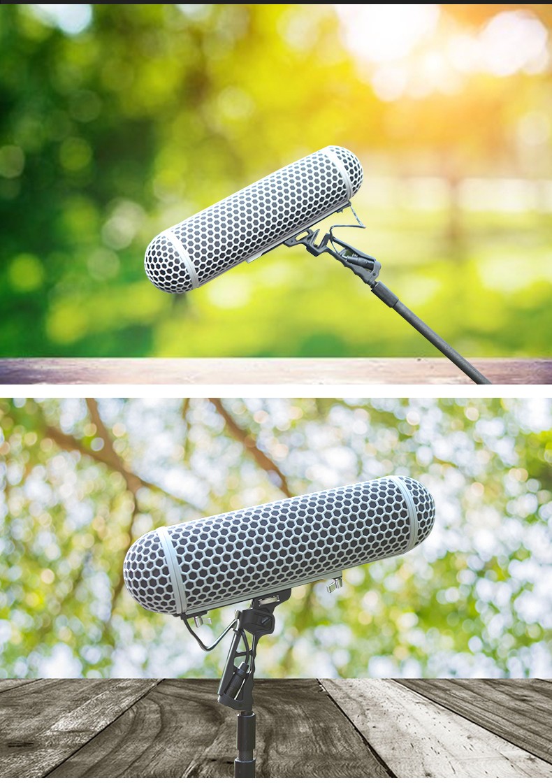 灵智mlz901 猪笼防风三件 录音采访碳纤维3米挑杆 同步收音话筒挑杆